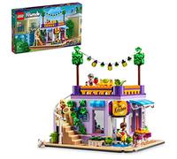 LEGO Friends Heartlake City Community Kitchen 41747 Pretend Building Toy Set, Creative Fun for Boys and Girls Ages 8+, with 3 Mini-Dolls, 1 Micro-Doll, a Pet Cat and Lots of Kitchen Accessories