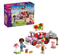 LEGO Friends Pizza Truck Toy - Role-Play Set w/ 2 Mini Dolls, Pet Dog Figure & Play Food Accessories - Birthday Gift Idea for 6+ Year Old Girls - 42694