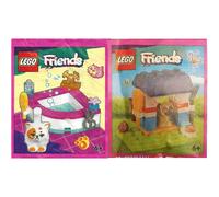 LEGO Friends: Pug with Doghouse and Cat Grooming Kit Combo Pack