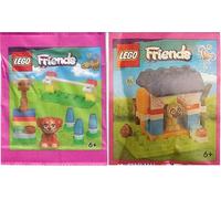LEGO Friends Pug with Doghouse and Puppy Playground Combo Pack