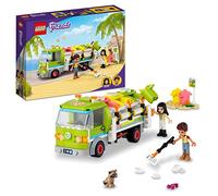 LEGO Friends Recycling Truck Age 6+ 41712 Building Kit; Waste Management Toy Includes 3 Recycling Bins and a Litter Picker for Recycling and Sorting Fun; For Ages 6+ (259 Pieces)