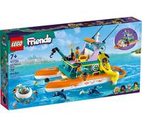 LEGO Friends Sea Rescue Boat Toy Playset with Dolphin Animal Figures and Submarine, Eco Educational Set, Animal Care Gift for Kids, Girls, Boys 7 Plus Years Old 41734