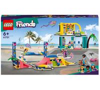 LEGO 41751 Friends Skate Park, Skateboard Toys for Kids, Girls and Boys Aged 6 Plus, Mini-Doll Playset with Toy Scooter and Wheelchair, Birthday Gift Idea, 2023 Characters