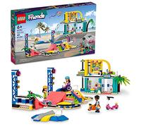 LEGO 41751 Friends Skate Park, Skateboard Toys for Kids, Girls and Boys Aged 6 Plus, Mini-Doll Playset with Toy Scooter and Wheelchair, Birthday Gift Idea, 2023 Characters
