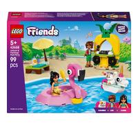 LEGO® Friends Unicorn & Flamingo Pool Party Toy Building Set 42658
