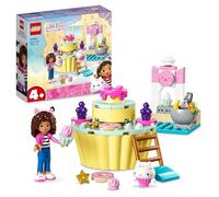 LEGO Gabby's Dollhouse Bakey with Cakey Fun Toy with Gabby and Cakey Cat Figures, Kitchen Playset with Cupcake to Decorate plus Accessories, Toys for Girls and Boys Aged 4+, Birthday Gift Idea 10785