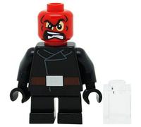 LEGO Genuine Marvel RED SKULL *Short Legs* Minifigure SPLIT from 76065 Mighty Micros Set