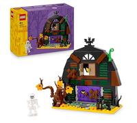 LEGO Halloween Barn - Play & Display Toy with a Skeleton Minifigure and Spooky Accessories incl. a Bat & Lamps - Creative Gift for 8+ Year Old Boys and Girls - 40721