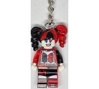 LEGO HARLEY QUINN DC BATMAN MINIFIGURE KEYRING KEYCHAIN 854238