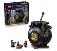 LEGO Harry Potter Cauldron: Secret Potions Classroom Toy - Desk or Bedroom Decor DIY Kit with Collectible Patronus & Hermione & Snape Minifigures - Gift for 10+ Year Old Girls & Boys - 76464