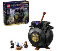 LEGO Harry Potter Cauldron: Secret Potions Classroom Toy - Desk or Bedroom Decor DIY Kit with Collectible Patronus & Hermione & Snape Minifigures - Gift for 10+ Year Old Girls & Boys - 76464