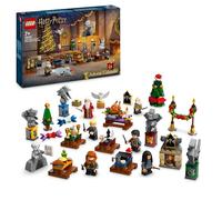 LEGO Harry Potter Advent Calendar 2024, Hogwarts Fantasy Toy for Kids Age 7+, Includes 7 Minifigures and 16 Mini Builds, Christmas Countdown Treat, Gift for Girls, Boys and Fans