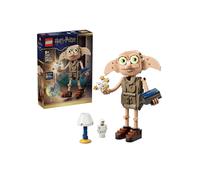 LEGO Harry Potter 2 in 1 Dobby the Free Elf Toy - Model Kit Transforms into a Kreacher Figure - DIY Kids' Bedroom Decor - Gift for 8+ Year Old Girls, Boys & Fans - 76469