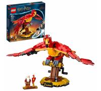 LEGO Harry Potter Fawkes: Dumbledore's Phoenix Set 76394 - 597-Piece Model with Moving Wings and Dumbledore Minifigure
