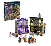 LEGO Harry Potter Ollivanders & Madam Malkin's Robes Set, Collectible Diagon Alley Wand and Clothes Shop Toys for 8 Plus Year Old Kids, Girls & Boys, with 6 Minifigures, Wizarding World Gifts 76439