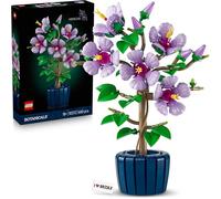 Lego Hibiscus Flower (10372) - Flowers Lego Botanicals, Bouquet Decoration (Including Printed Tile)