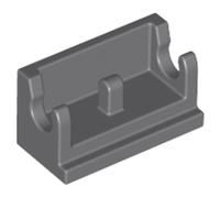 LEGO Hinge Brick 1 x 2 Base, Part 3937, Choose Your Colour, Part 3937, Choose Your Colour (Dark Bluish Gray, 10, count)