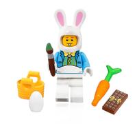 LEGO Holiday Minifigure - Easter Bunny with Accessories (Egg Basket Paint Brush Carrot and Chocolate Bar)