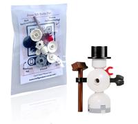 LEGO Holiday Minifigure - Little Snowman with Broom & Top Hat - Very Cute