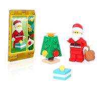 LEGO Holiday Minifigure - Santa Claus (with with Small Christmas Xmas Tree and Present) 25pcs