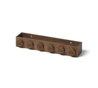 LEGO HOME Dark Wooden Book Rack - Oak Shelf for Stylish Book Storage & Home Decor, Wall Shelves, Stylish and Functional Bookshelves 500x87x129 mm