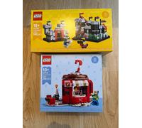 LEGO Hot Chcolate Stand 40776 & Mini Knights Castle 40775 NEW FREE Signed P&P