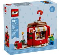 LEGO Hot Chocolate Stand Building Set 40776, 256 Pieces, Ages 10+, Limited Edition Holiday Theme