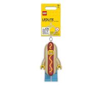 LEGO Hot Dog Suit Guy Classic LEGO Minifigure Key Light Keyring