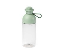 LEGO Hydration Bottle, Kids Drinks Bottle, 500ml Transparent Sand Green, Water Bottle, Drinking Bottle for Toddlers, Dishwasher Safe, Sports Bottle