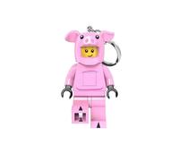 LEGO Big Figure Keychain 3" Tall - Piggy Girl (KE212H), Bag Charm with LED Light