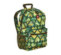 LEGO Iconic Prints Kids Backpack Bookbag for Travel, On-the-Go, Back to School, Boys and Girls, Camo Brick Hearts, One Size, Heritage Style