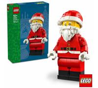 Lego Iconic Up-Scaled Santa Minifigure Model 40820, 761 Piece Christmas Building Set For Kids And Adults, Festive Decoration