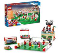 LEGO Icons of Play Soccer Toy, Detailed Building Set for Girls and Boys with 15 Mini Figures, Also Includes a Field, Stand and Working Scoreboard, Football Gift for Fans and