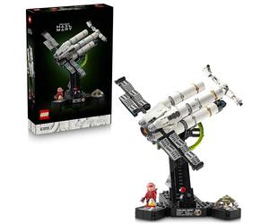 LEGO Icons Project Hail Mary - Miniature Spaceship Model Kit for Adults - Display Set w/Ryland Grace Minifigure & Rocky Figure - Sci-Fi Gift for Movie & Book Fans - 11389