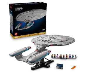 LEGO Icons Star Trek: U.S.S. Enterprise NCC-1701-D - 10356 | Set for Adults, Display Model Kit, Separation Function & 9 Minifigures, 2 Shuttle Pods, Gift Idea, 3600 Pieces