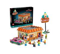 LEGO Icons The Simpsons : Krusty Burger, Home Decor Building Kit for Adults Includes Homer, Bart and Lisa Simpson, Farmer Krusty, Sideshow Bob, Squeak