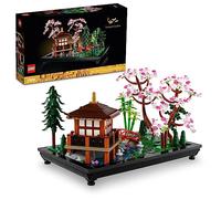 LEGO Icons Tranquil Garden - Botanical Zen Garden Kit for Adults with Lotus Flowers - Mindful Gardening Gift for Mother's Day - Customisable Desk Decoration Inspired by Japanese Traditions - 10315