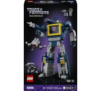 LEGO Icons Transformers: Soundwave 10358 | Set for Adults, Display Model Kit, Convertible Laserbeak & Ravage Figures, Sound Brick, Gift Idea, 1505 Pieces