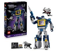 LEGO Icons Transformers: Soundwave Set for Adults - Display Model Kit with Convertible Figures incl. Laserbeak & Ravage, plus a Sound Brick - Collectible Gift for Fans - 10358