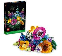 LEGO 10313 Icons Wildflower Bouquet Set, Artificial Flowers with Poppies...