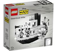 LEGO Ideas 21317 Disney Steamboat Willie Building Kit (751 Pieces)