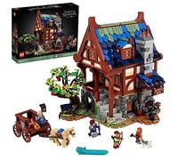 LEGO Ideas Blacksmith 21325 Building Kit; Display Model for Adults, Featuring a Fully Furnished, 3-Level Building with a Workshop, Glowing Coal Forge, Bedroom and Kitchen, Plus a Garden (2,164 Pieces)