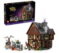 LEGO Ideas Disney Hocus Pocus: The Sanderson Sisters' Cottage Collectible Building Set, Unique Gift Idea for Adults and Fans of Disney Movie Hocus Pocus, Includes Sanderson Sister Minifigures, 21341