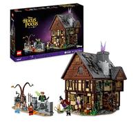 LEGO Ideas Disney Hocus Pocus: The Sanderson Sisters' Cottage Set 21341 Collectable Building Kit for Adults with House, 6 Minifigures and Accessories, Halloween Decoration for Women and Men