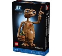 LEGO Ideas E.T. the Extra-Terrestrial - Model Kit for Adults in lien Figure, Artificial Potted Flowers & Light Brick - Nostalgic Gift for Sci-Fi Movie Fans - 21370