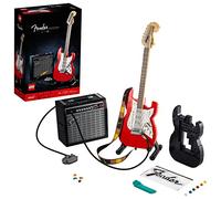 LEGO Ideas Fender Stratocaster DIY Guitar Model Building Set with 65 Princeton Reverb Amplifier & Authentic Accessories, Gifts for Music Lovers, Guitarists, Men, Women, Him and Her 21329