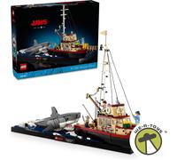 LEGO Ideas Jaws Diorama Kit and Shark Toy for Adults 21350