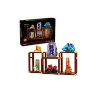 LEGO Ideas Mineral Collection Building Set for Adults - Display Model with Crystal Elements incl. Amethyst, Flourite & Tangerine Quartz, plus 3 Stands - Home Decor Gift Idea - 21362
