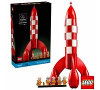 Lego Ideas Tintin Moon Rocket 21367 Space Ship Model 1283 Pieces Display Set Comic Collectible 18 Plus Gift