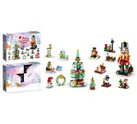 LEGO Inspired Christmas Advent Calendar Blind Box Building Blocks Set